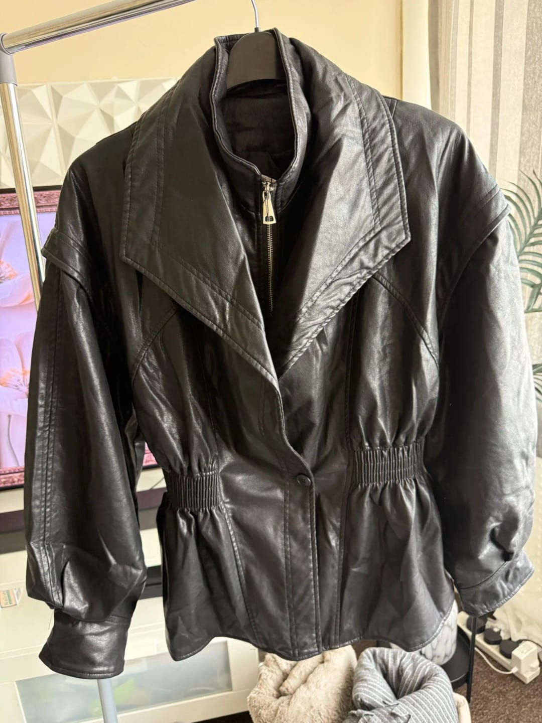 Customer photo review of Stephanie Leather Jacket