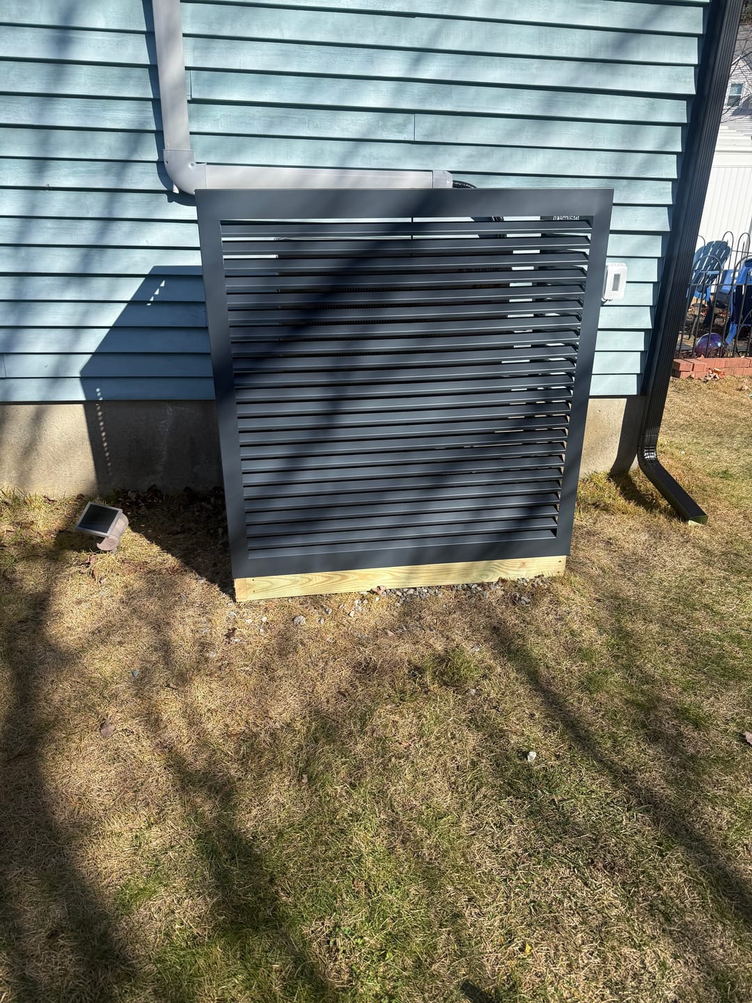Customer photo review of Mini-Split AC Cover - Black