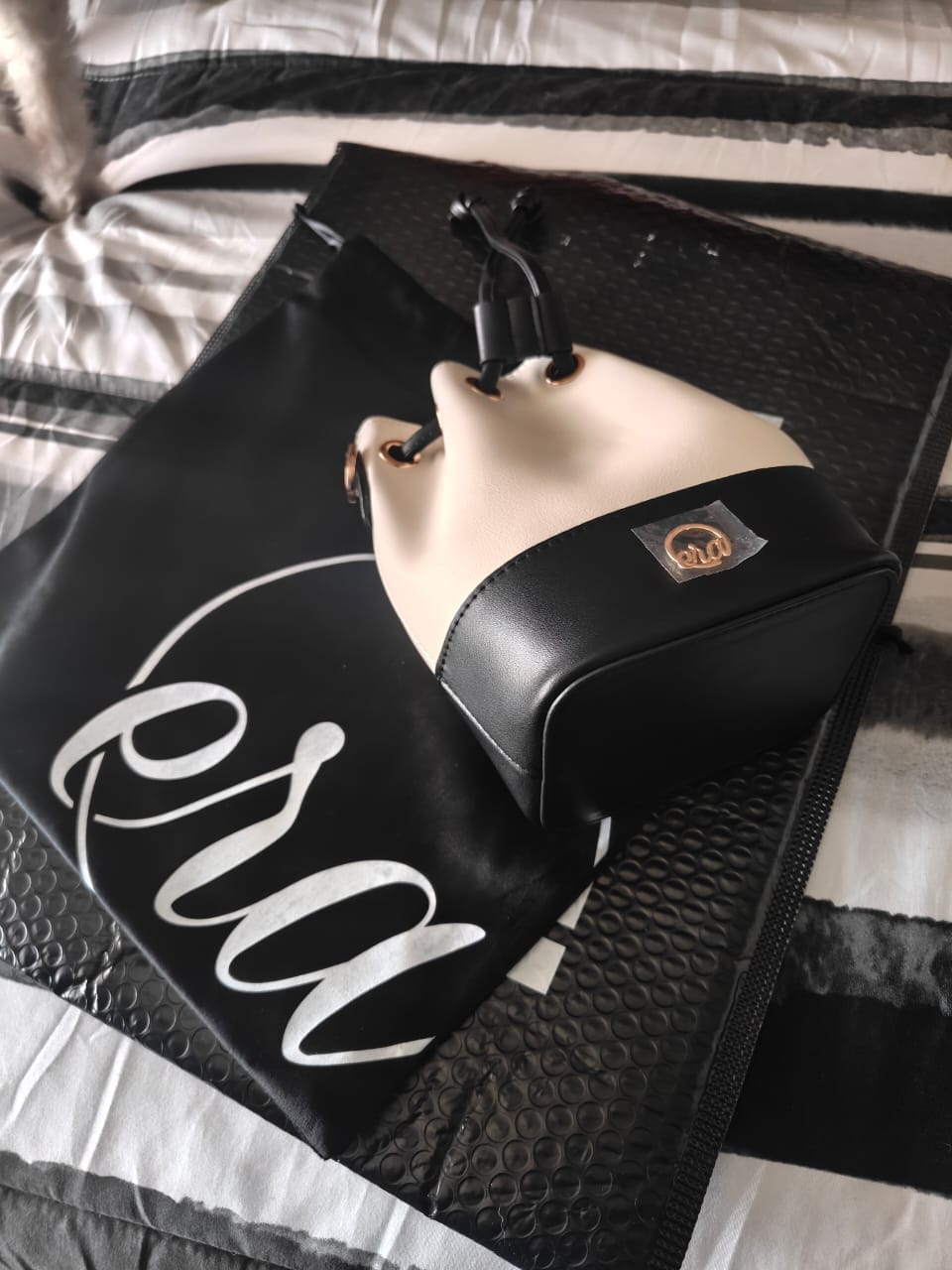 Customer photo review of The Monroe Bucket Bag