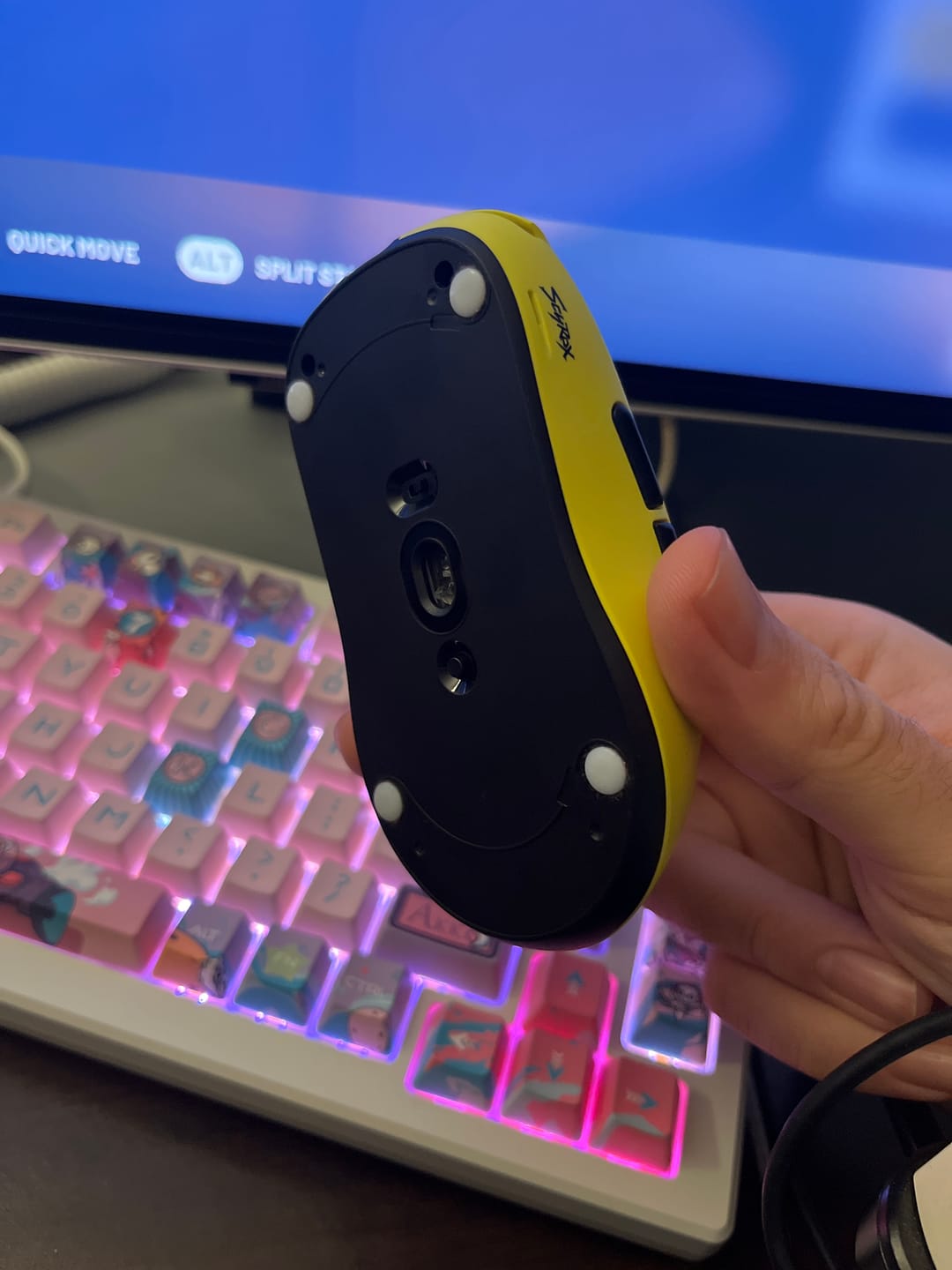 Customer photo review of X-Raypad Jade Mouse Skates