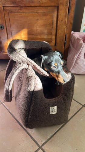 Customer photo review of Borsa Bouclé Teddy Castagno