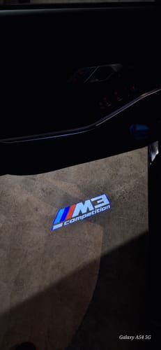 Customer photo review of BMW G SERIES DOOR LIGHTS
