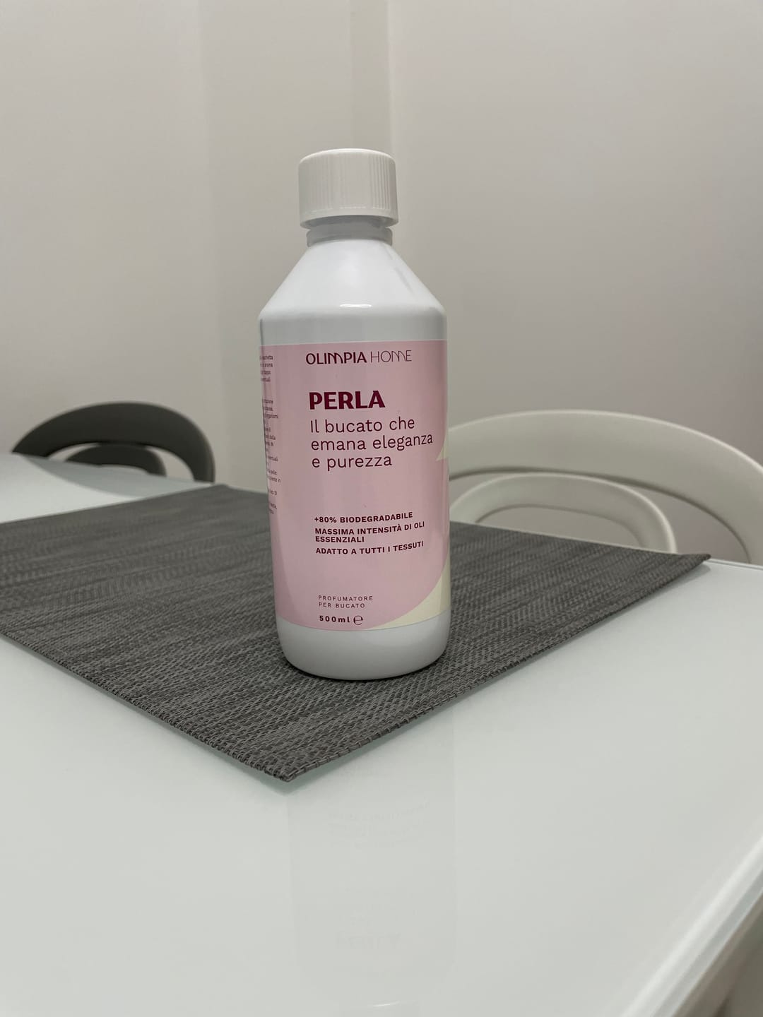 Customer photo review of Perla – Il bucato che emana eleganza e purezza