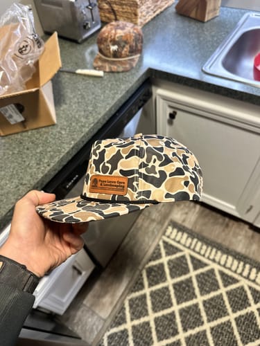 Customer photo review of Custom Leather Patch 5-Panel Rope Hat - Blank Rope Hats