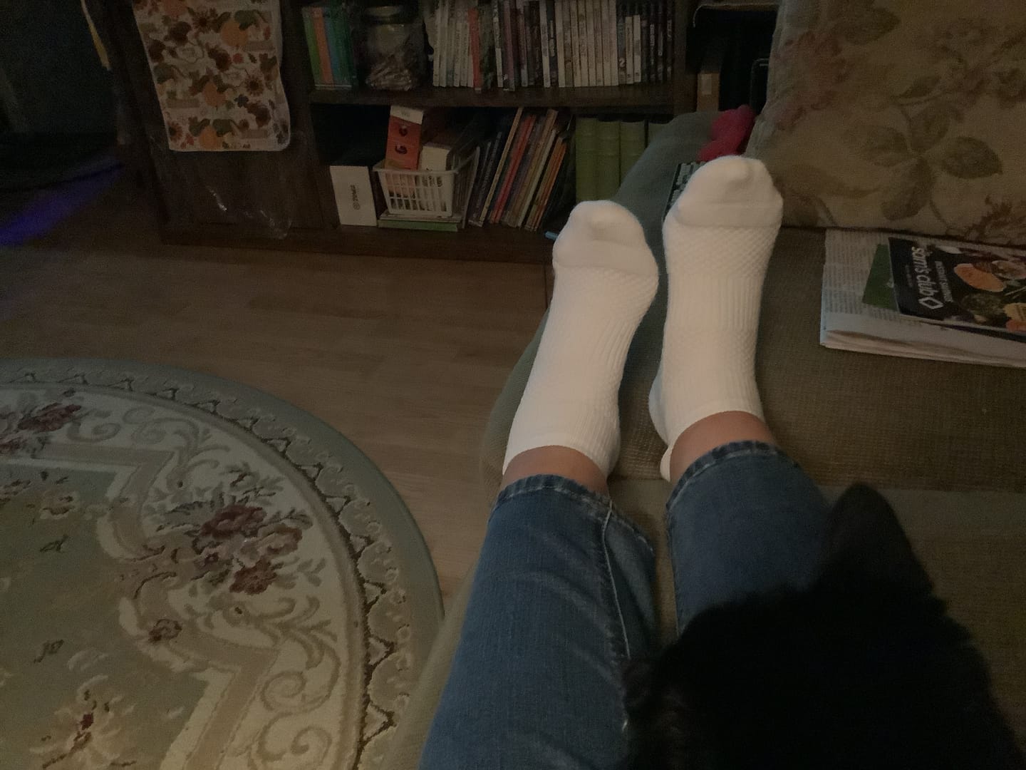 Customer photo review of Solid Essentials Ankle Compression Socks 5-Pack Bundle