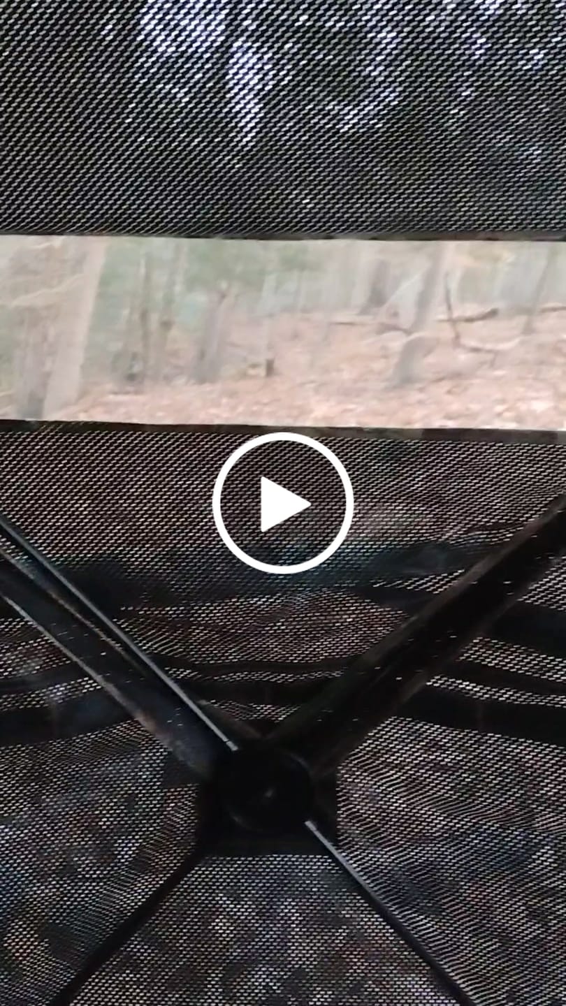Customer video review of Vis Series See Through Hunting Blind, Pop Up Ground Deer Blind