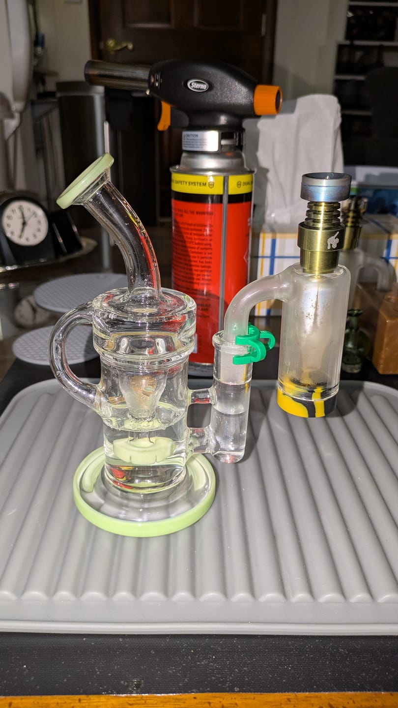 Customer photo review of TITANIUM 6 IN 1 SKILLET DAB NAIL