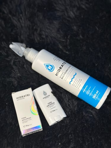 Customer photo review of Spray Multifuncional Leave-in 250ml