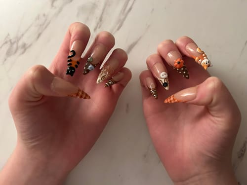 Customer photo review of Custom Nails