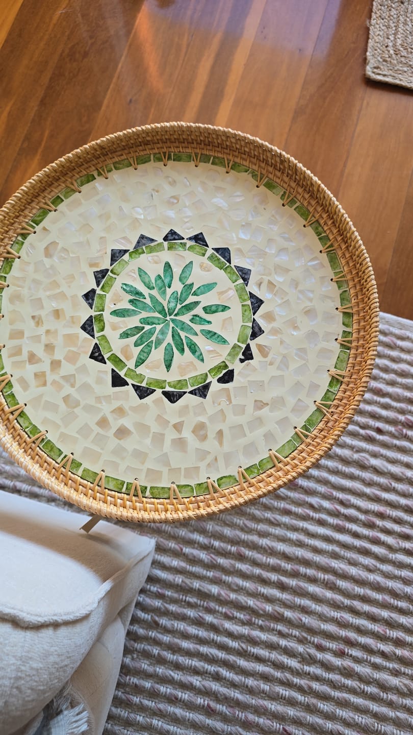 Customer photo review of Oasis Rattan Table