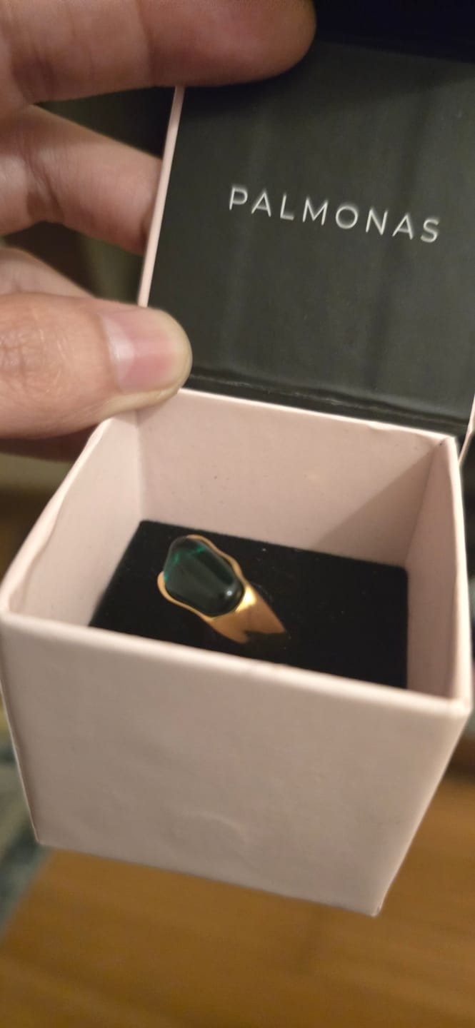 Customer photo review of Greenstone Enigma Ring