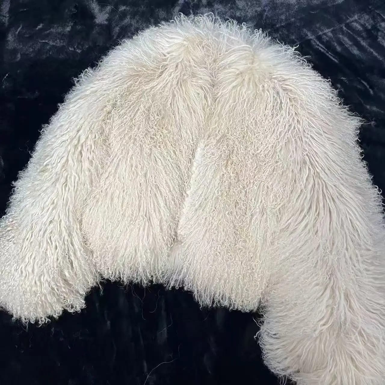 Customer photo review of Reese Short Faux Fur Coat