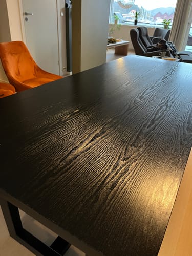 Kundeanmeldelse med bilde av Blackwood kontaktplast