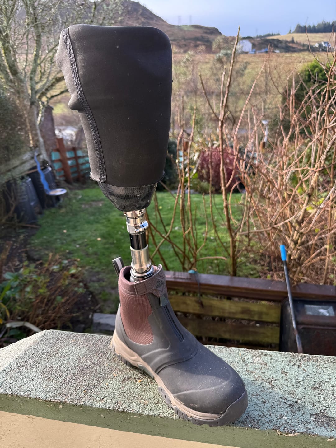 Customer photo review of Men's Apex Zip Ankle Boots