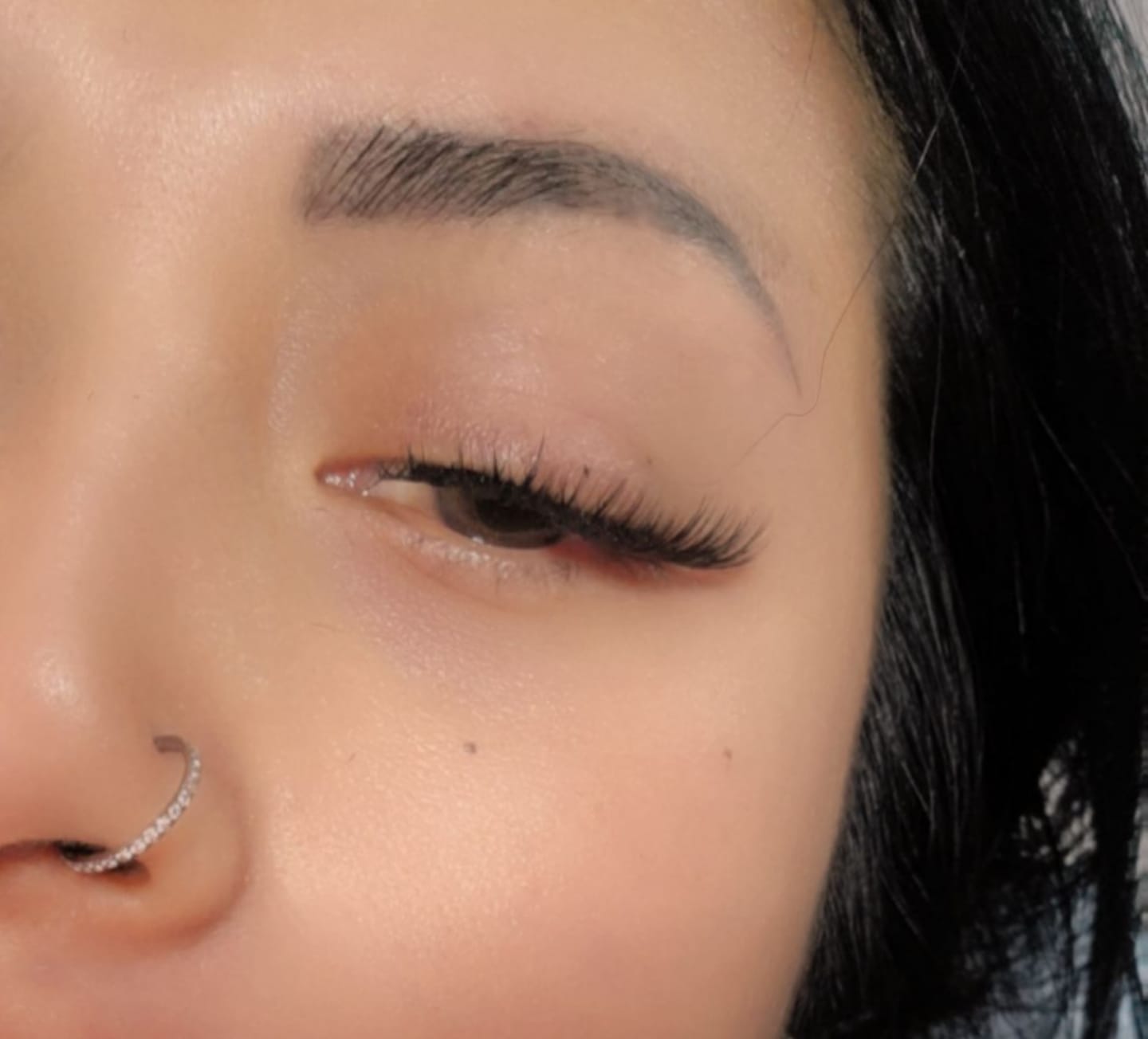 Customer photo review of Piercing Infinity con Zirconias Titanio