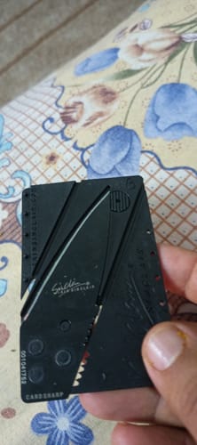 Customer photo review of Card Knife - Gift