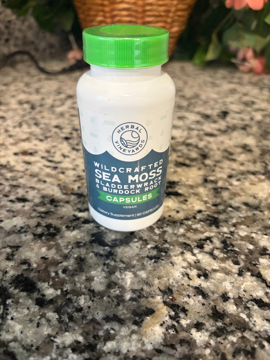 Customer photo review of ORGANIC SEA MOSS, BLADDERWRACK & BURDOCK ROOT VEGETABLE CAPSULES (1500 MG) - 60 Capsules