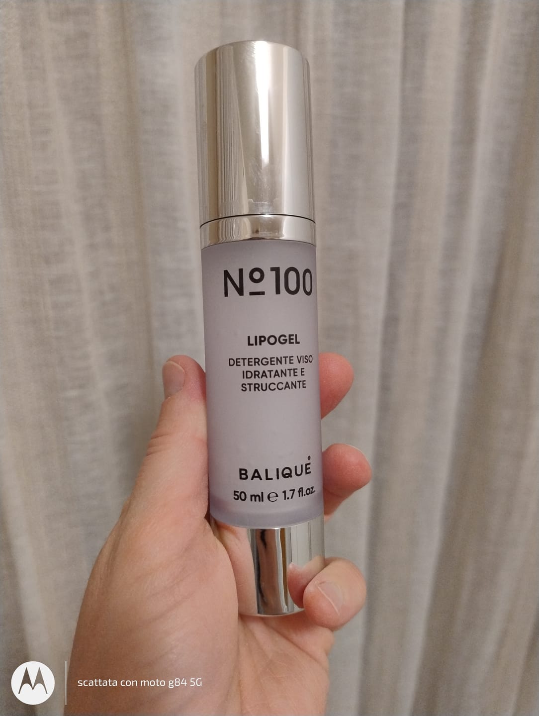 Customer photo review of N°100 LIPOGEL - Detergente viso