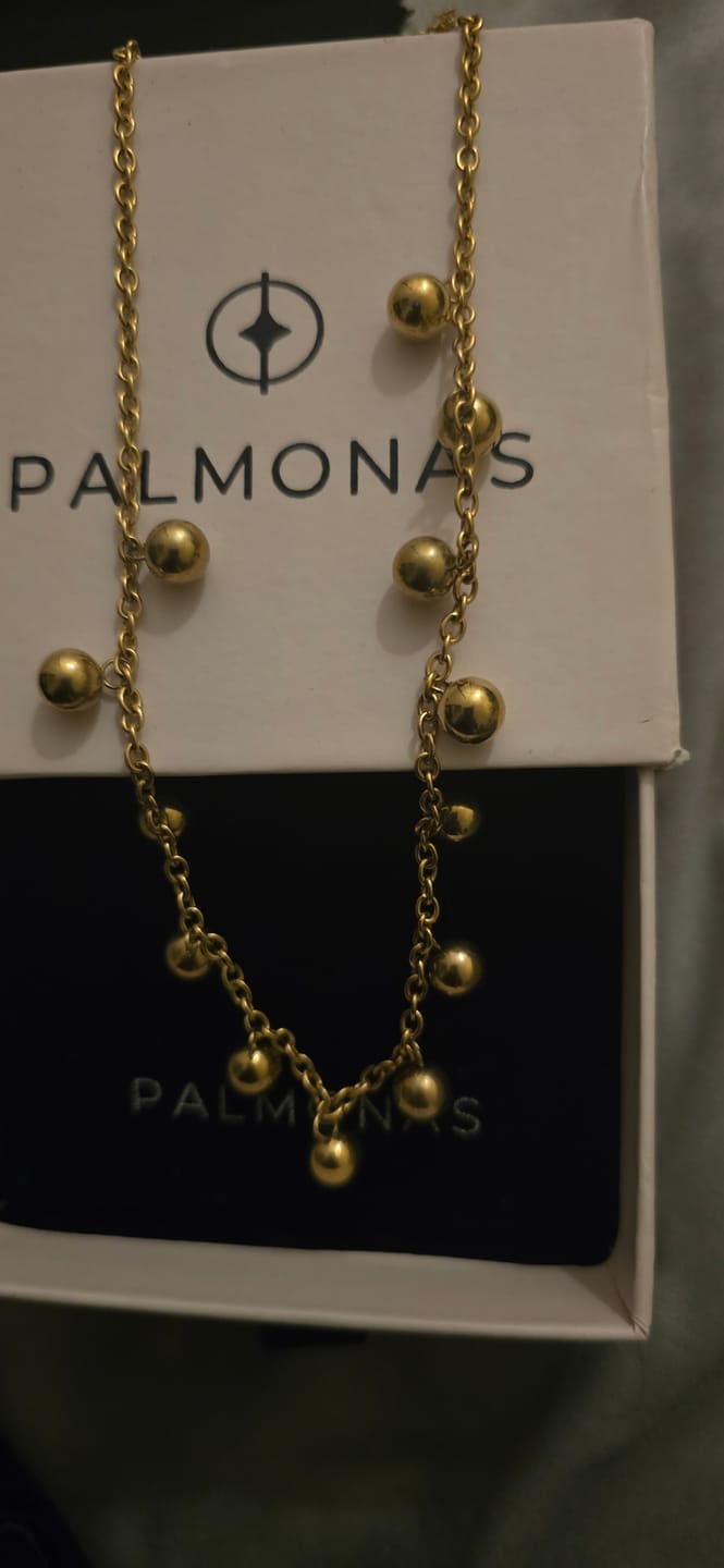 Customer photo review of Beaded Grace Necklace