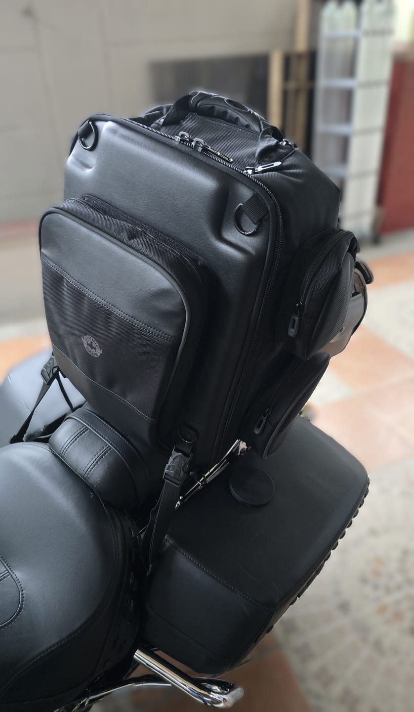 Customer photo review of 30L - Voyage Large Motorcycle Backpack