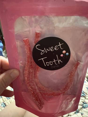 Customer photo review of Just Enough - 
Strawberry Tuberoos - 8oz