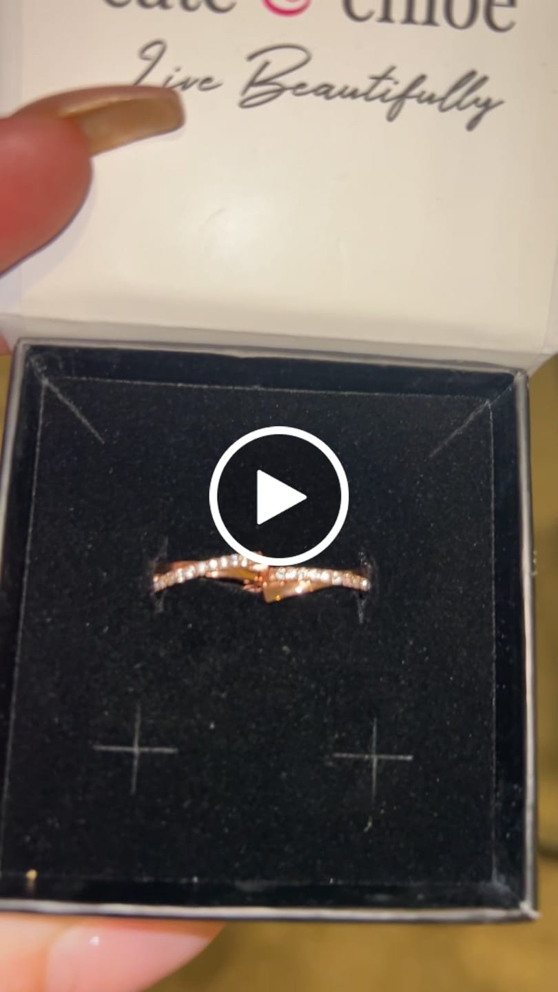 Customer video review of Amaya 18k White Gold Plated 16mm Twisted Hoop Earrings with Swarovski Crystals