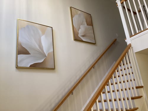 Customer photo review of White Flora Set of 2