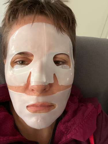 Customer photo review of Bio-Kollagen Gesichtsmaske