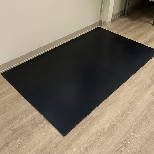 Customer photo review of Commercial Grade Rubber Sheet 1.5mm-25mm, 1.4m Wide Heavy Duty, Abrasion Resistant Custom Cut by Meter Natural Rubber for Industrial Use
