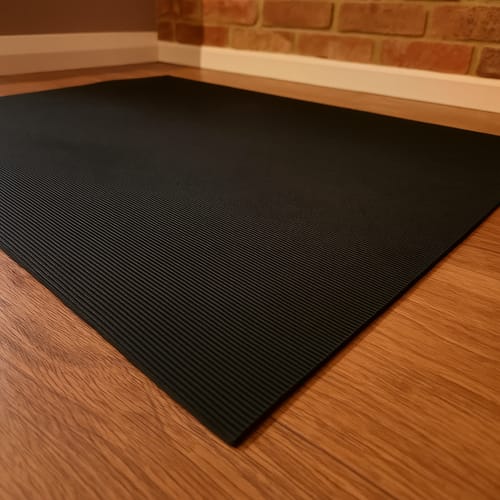 Customer photo review of 6mm Rubber Sheet Matting Durable, Slip-Resistant, Easy to Clean for Commercial & Industrial Use Versatile Flooring Solution - Linear Metre