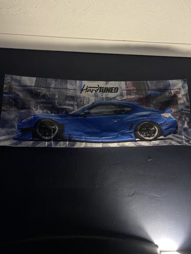 Customer photo review of Toyota GT 86/BRZ/FRS Garage Flag