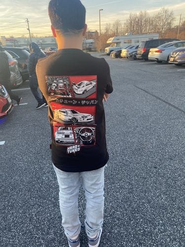 Customer photo review of Mitsubishi EVO 8 Fragment Tee