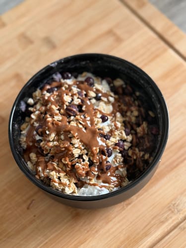 Customer photo review of Mandel Protein Porridge Bio