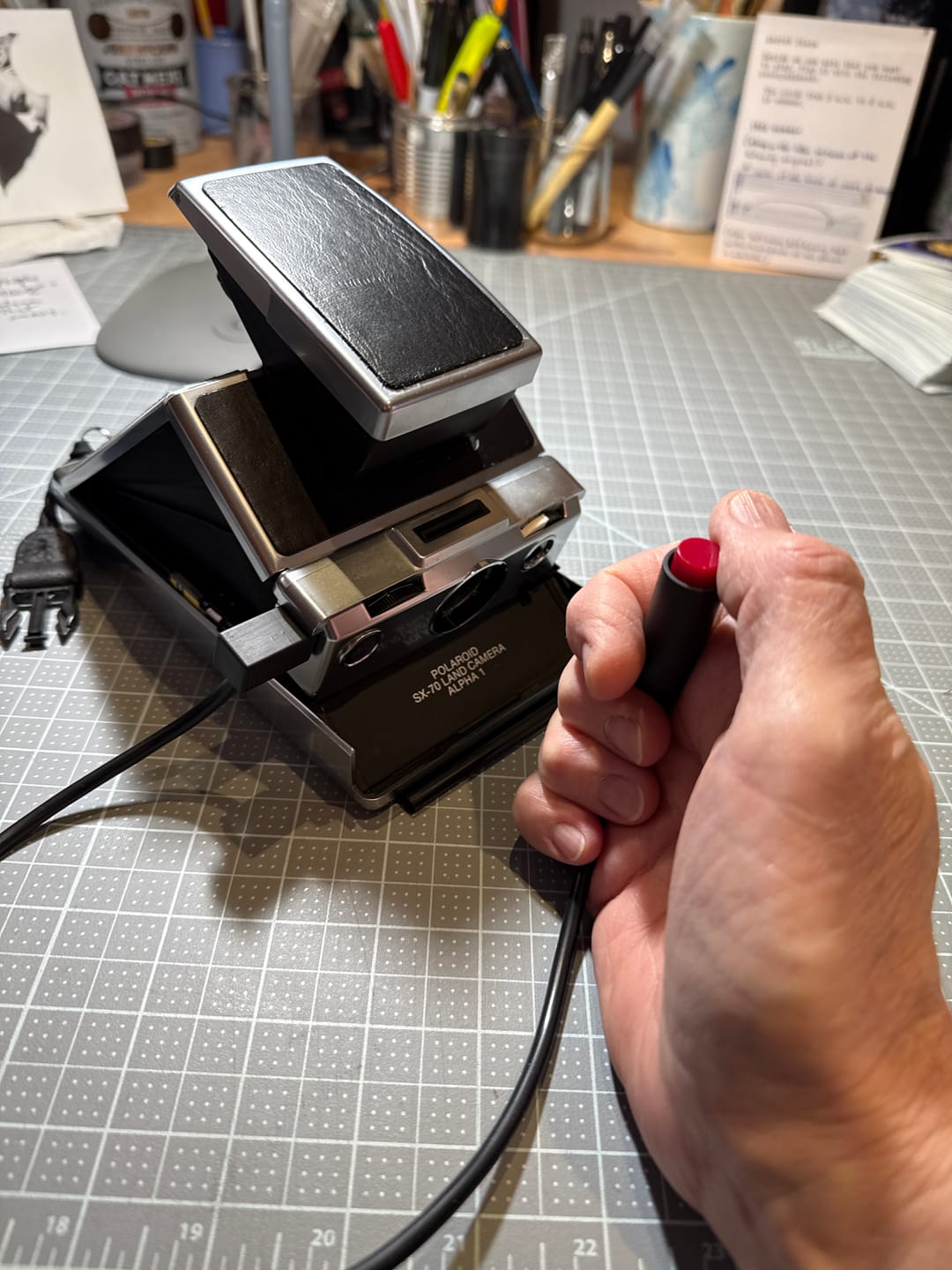 Customer photo review of Retrospekt SX-70 Remote Shutter Release (40 cm)