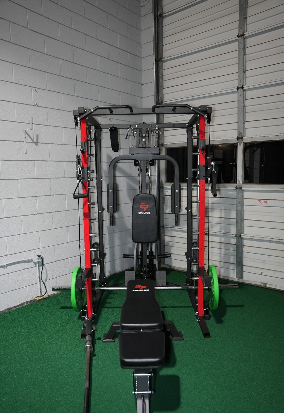 Customer photo review of EVOLPOW M2A Brute All-in-One Smith Machine Home Gym