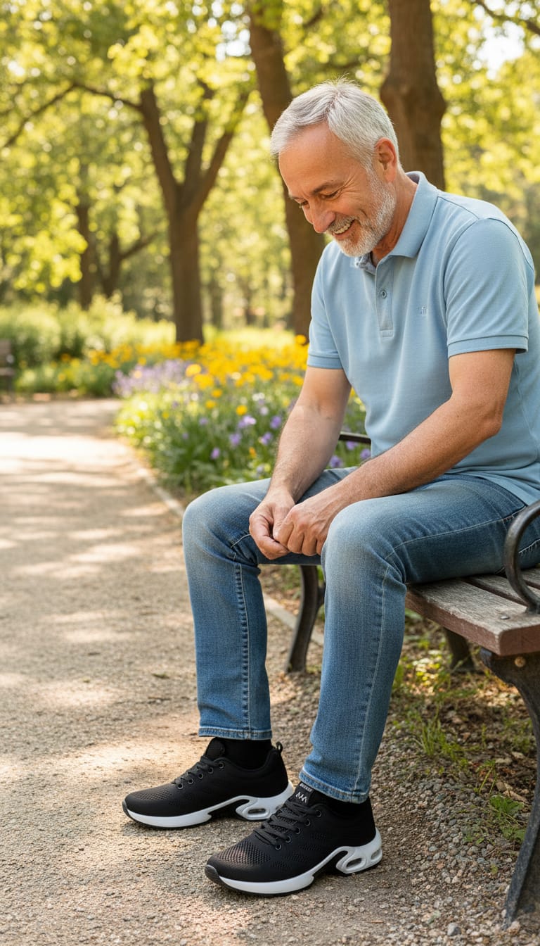 Customer photo review of OrthoCare™ - All-Day Comfort & Pain-Free Orthopedic Shoes + FREE Insoles (Unisex)