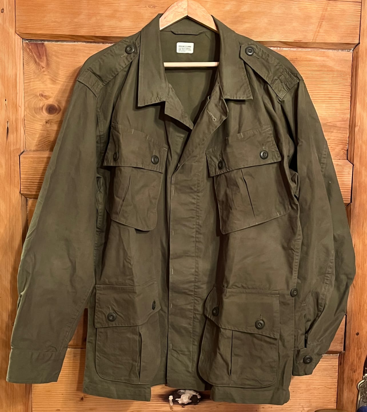 Customer photo review of 1963 1st Model Tropical Jungle Fatigue Jacket
