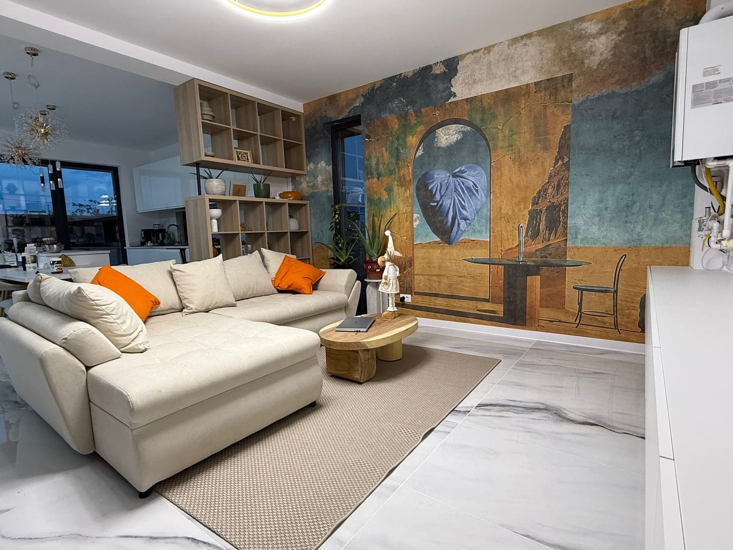 Customer photo review of Colțar extensibil dumonde cu ladă de depozitare si sezut confortabil din spuma HR, Loana Bej 270x185 cm