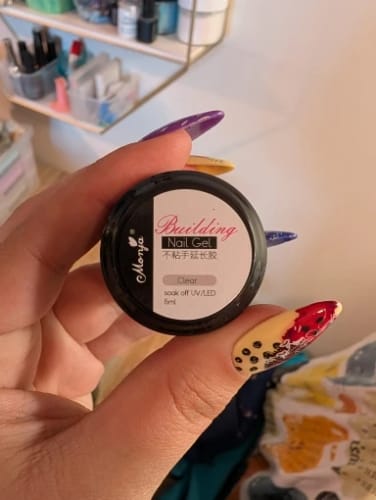 Customer photo review of Solid Nail Glue Gel 🇺🇸 Power Bond 🔥
