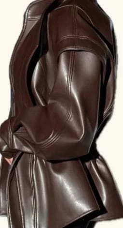 Customer photo review of Stephanie Leather Jacket