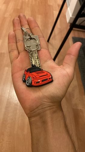 Customer photo review of Nissan 180SX Rubber Key Ring