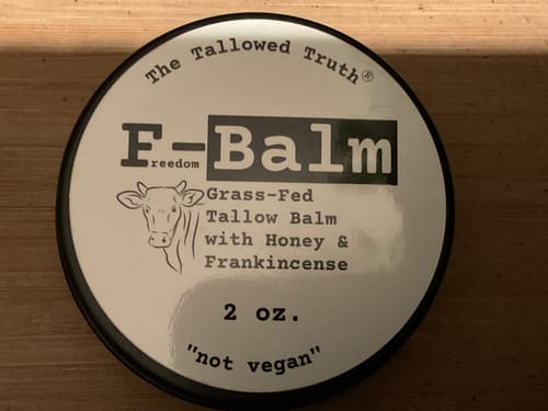 Customer photo review of F-Balm - Premium Anti-aging Tallow Balm - 2 oz.