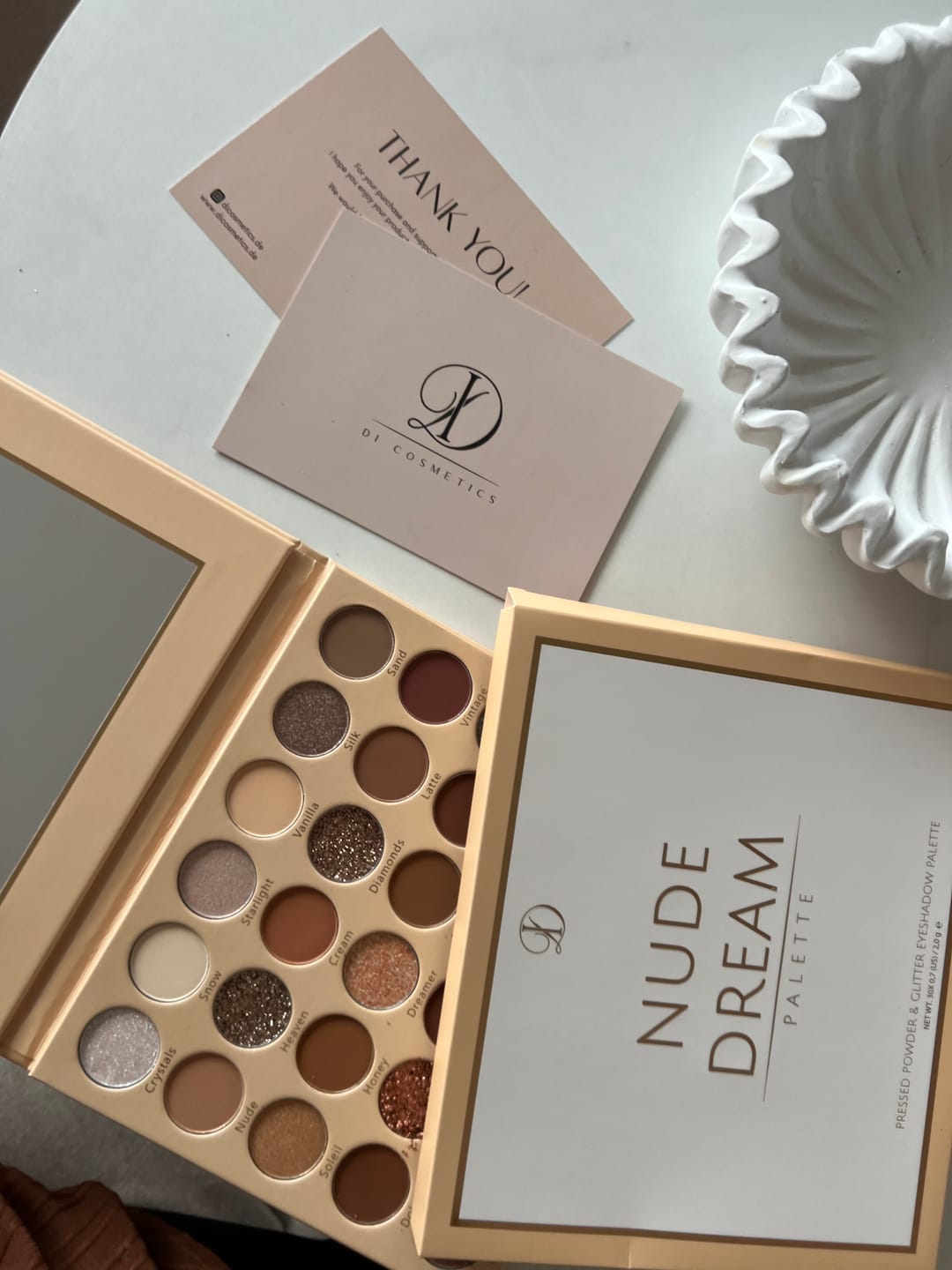 Customer photo review of Lidschatten Palette "NUDE DREAM"