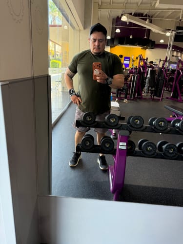 Customer photo review of Training Sport Tee - Army Green