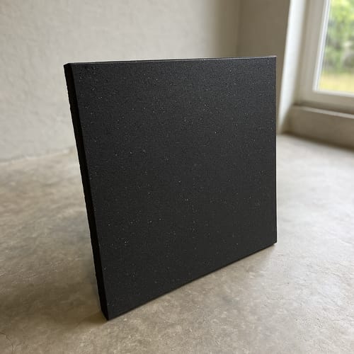 Customer photo review of Heavy Duty Sound Deadening Acoustic Rubber Tiles – Affordable, Age-Resistant, Rot-Proof, Excellent Soundproofing, 30kg Each, Durable Acoustic Solution