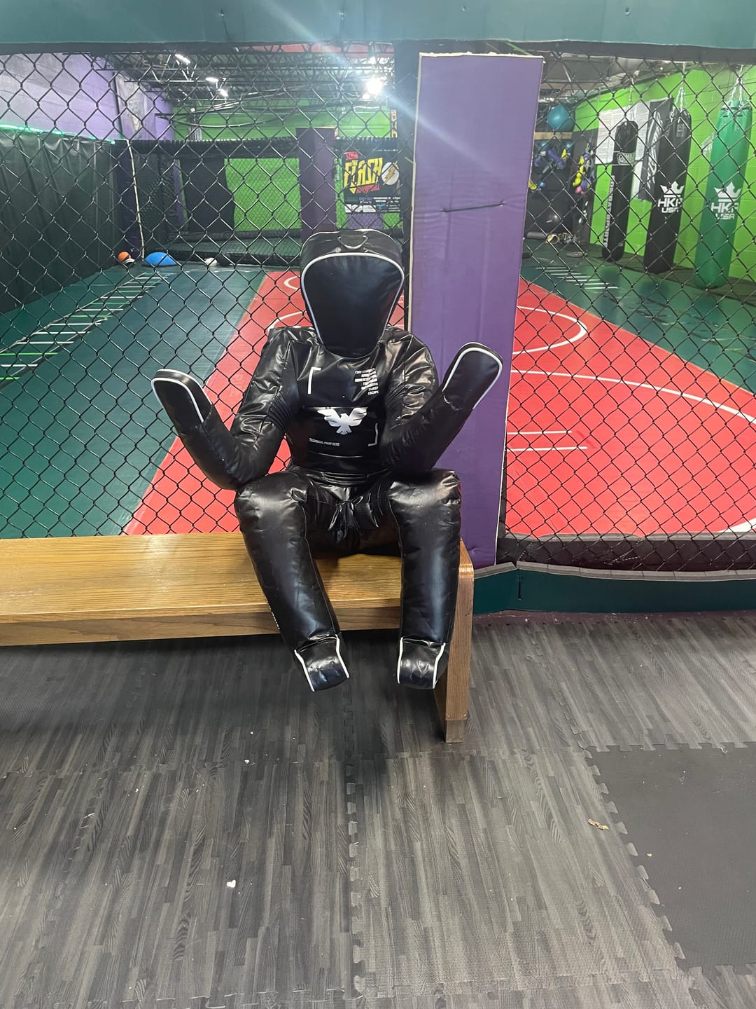 Customer photo review of Adults Essential BJJ Grappling Dummy – 5'7" (170 cm), Unfilled