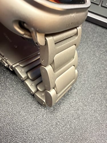 Customer photo review of Ultra Apple Watch Band Adapters - Pair