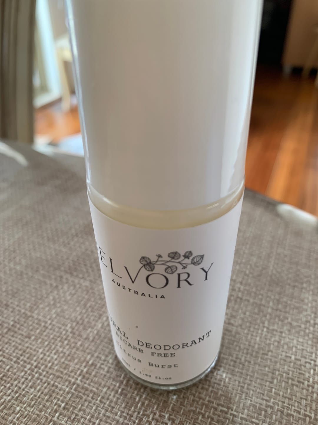 Customer photo review of Natural Deodorant Bicarb Free Citrus Burst