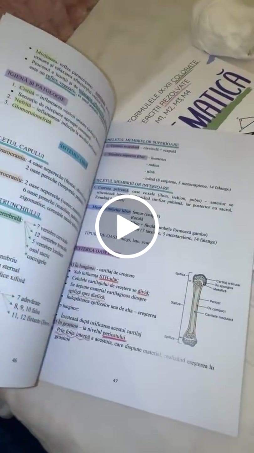 Customer video review of Carte Anatomie Bacalaureat (Biologie clasele XI-XII) Bacademia