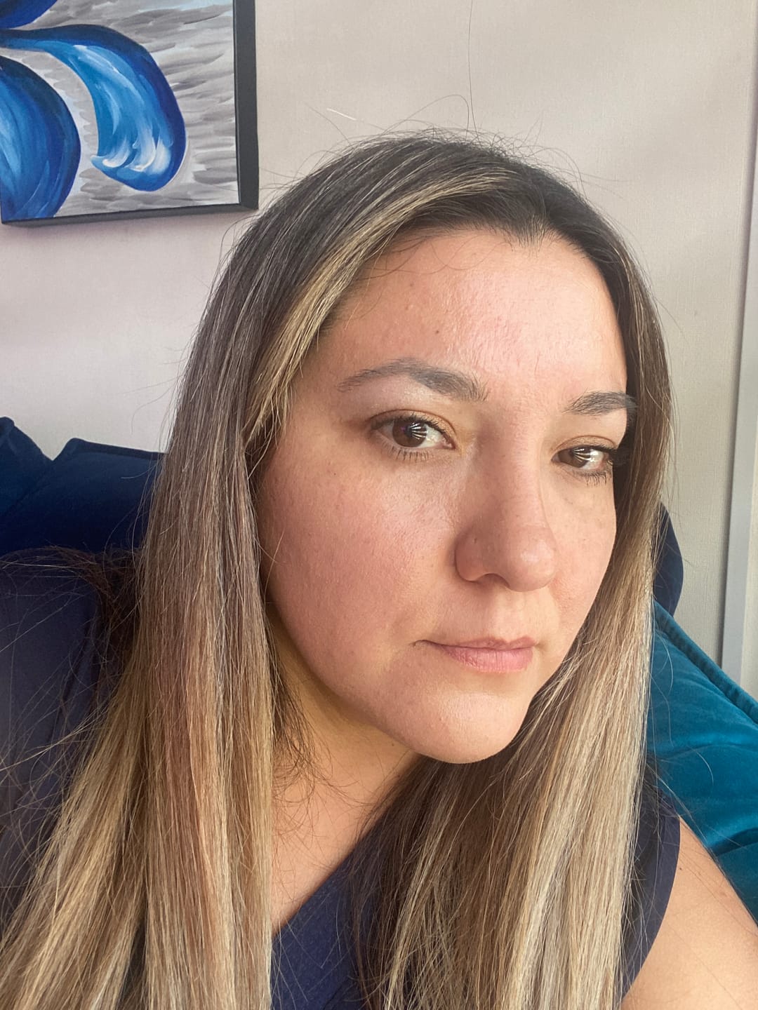 Customer photo review of Mascarilla Matizadora Platinum 300 g